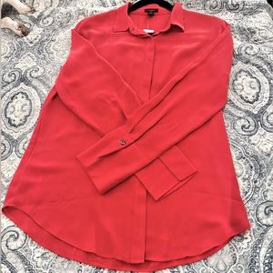 NWT Ann Taylor blouse in terra cotta